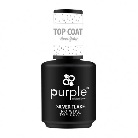 Top coat silver flake